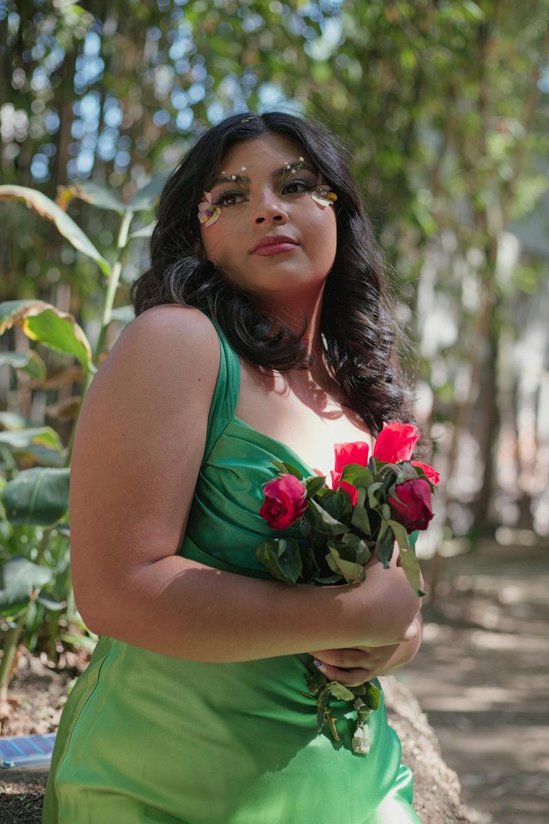 Green dress