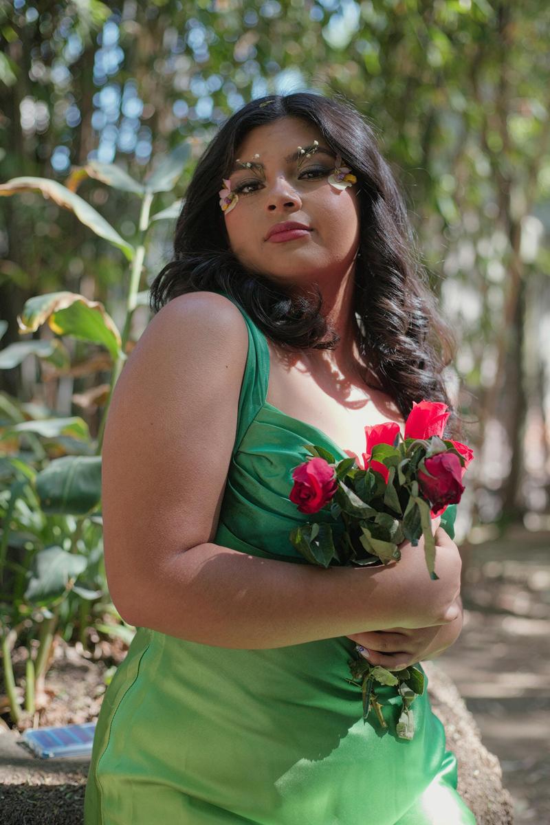 Green dress